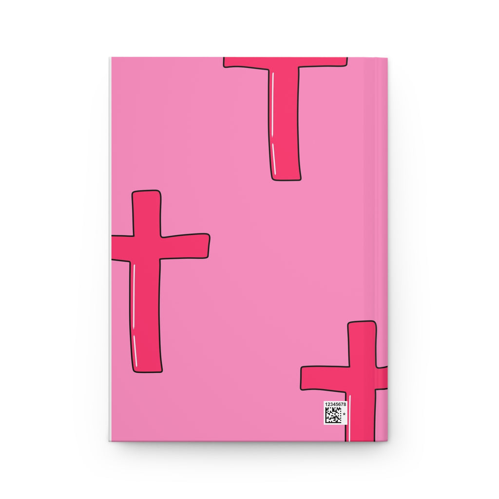 Matte Pink Cross Journal