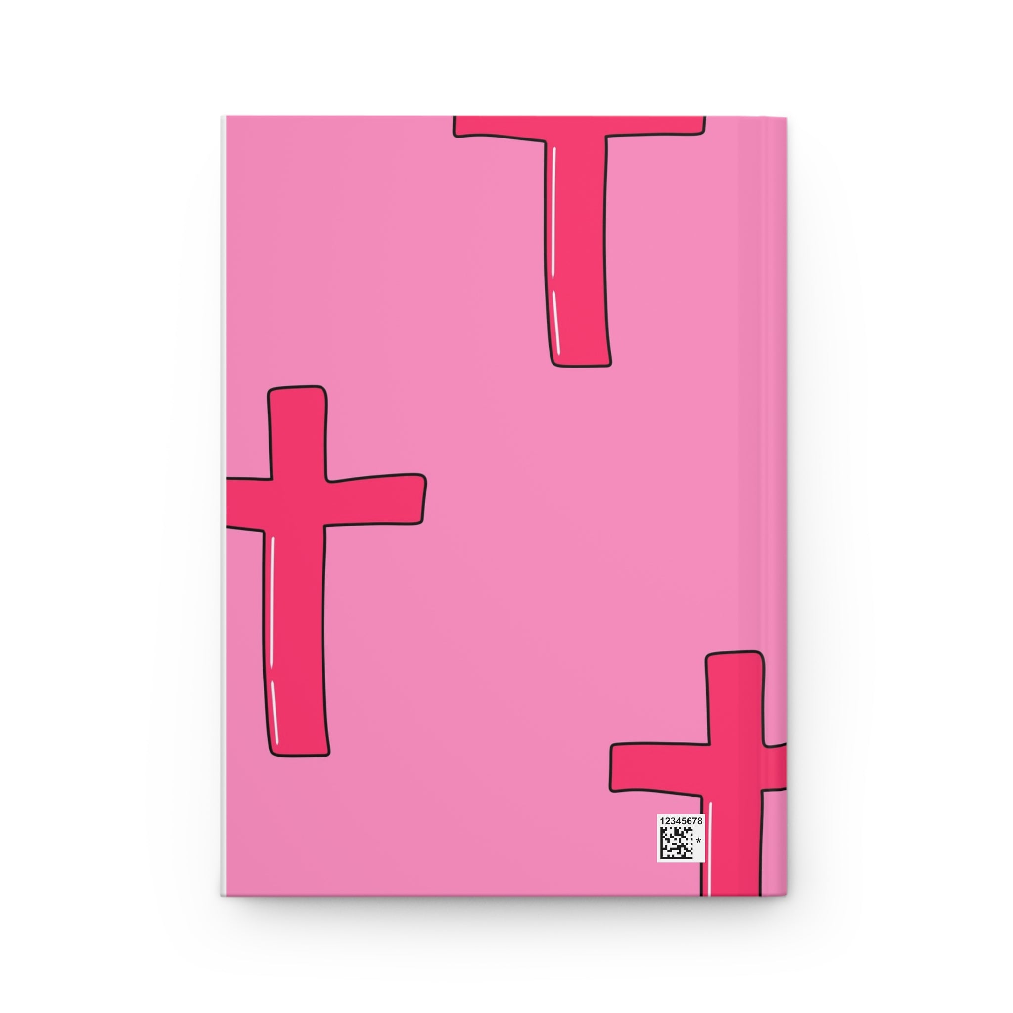 Matte Pink Cross Journal